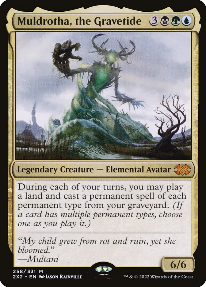 Magic the Gathering Card - Muldrotha, the Gravetide - MTG Circle