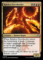 Magic the Gathering Card - Rakdos Firewheeler - MTG Circle