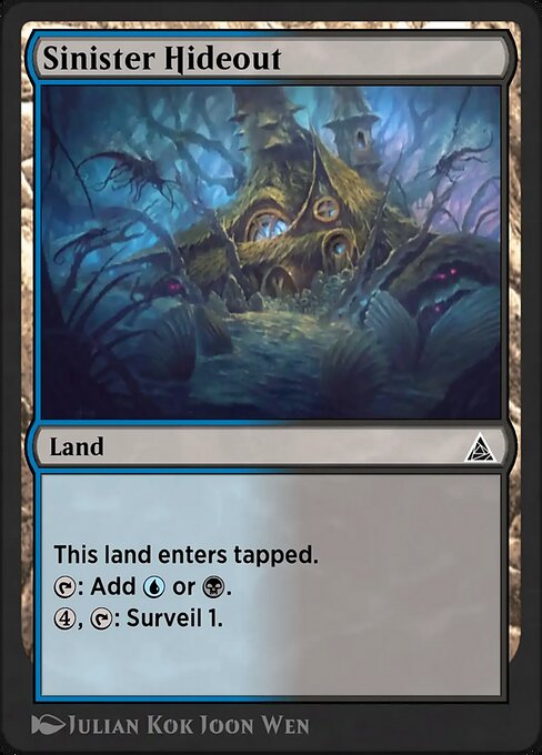 Magic the Gathering Card - Sinister Hideout - MTG Circle