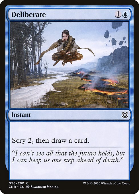 Magic the Gathering Card - Deliberate - MTG Circle