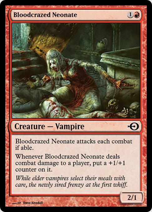 Magic the Gathering Card - Bloodcrazed Neonate - MTG Circle