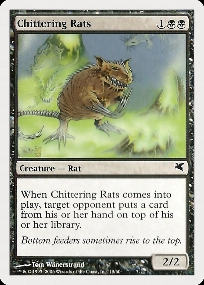 Magic the Gathering Card - Chittering Rats - MTG Circle