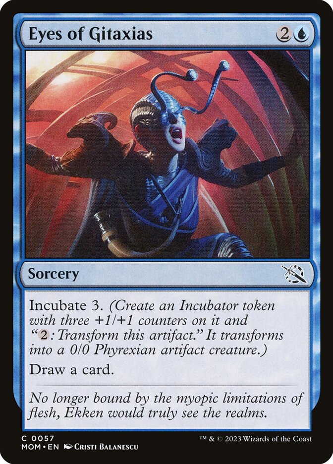 Magic the Gathering Card - Eyes of Gitaxias - MTG Circle