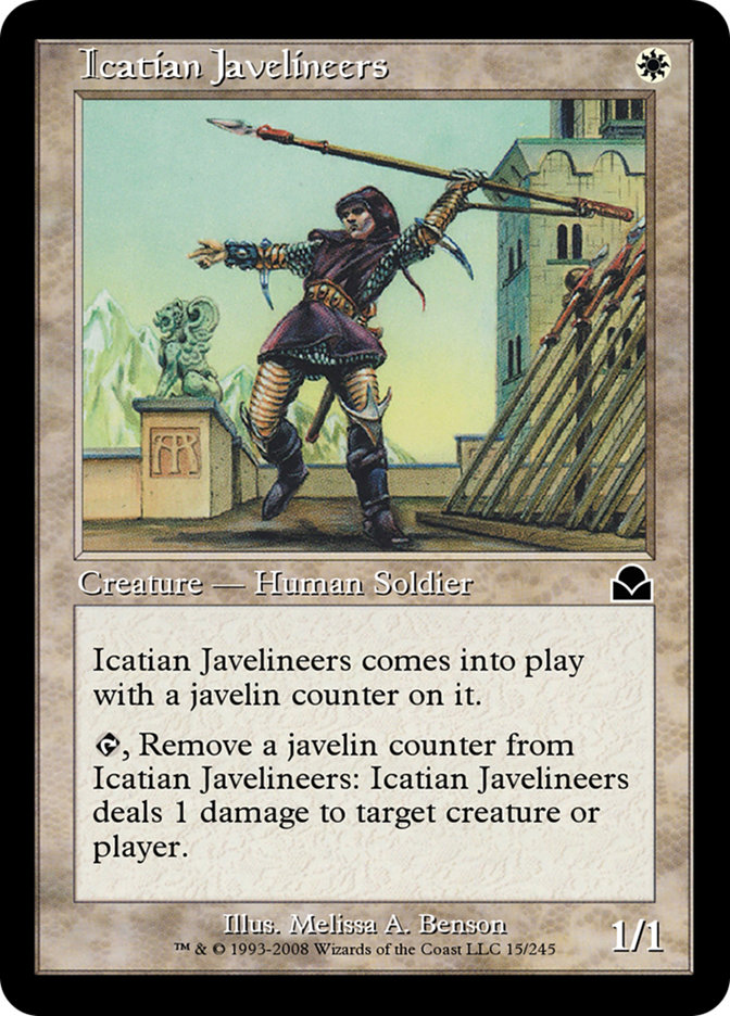 Magic the Gathering Card - Icatian Javelineers - MTG Circle