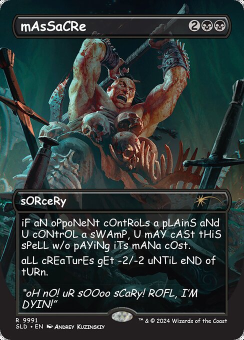 Magic the Gathering Card - Massacre - MTG Circle