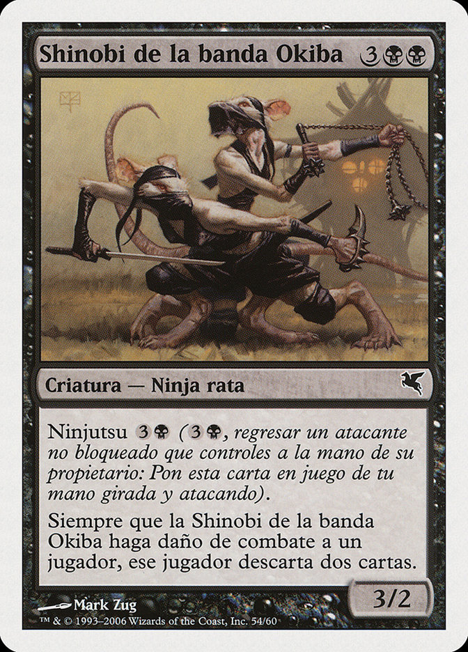 Magic the Gathering Card - Okiba-Gang Shinobi - MTG Circle