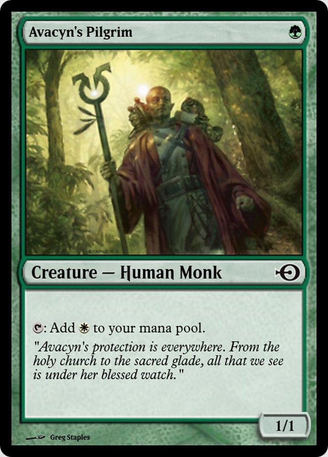 Magic the Gathering Card - Avacyn's Pilgrim - MTG Circle