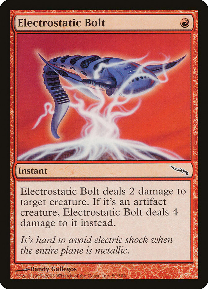 Magic the Gathering Card - Electrostatic Bolt - MTG Circle