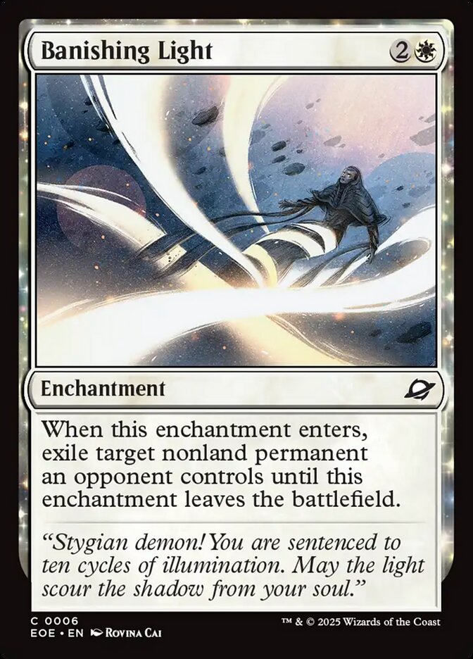 Magic the Gathering Card - Banishing Light - MTG Circle
