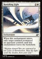 Magic the Gathering Card - Banishing Light - MTG Circle