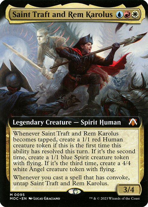 Magic the Gathering Card - Saint Traft and Rem Karolus - MTG Circle