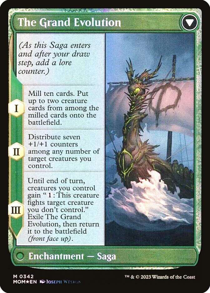 Magic the Gathering Card - The Grand Evolution - MTG Circle