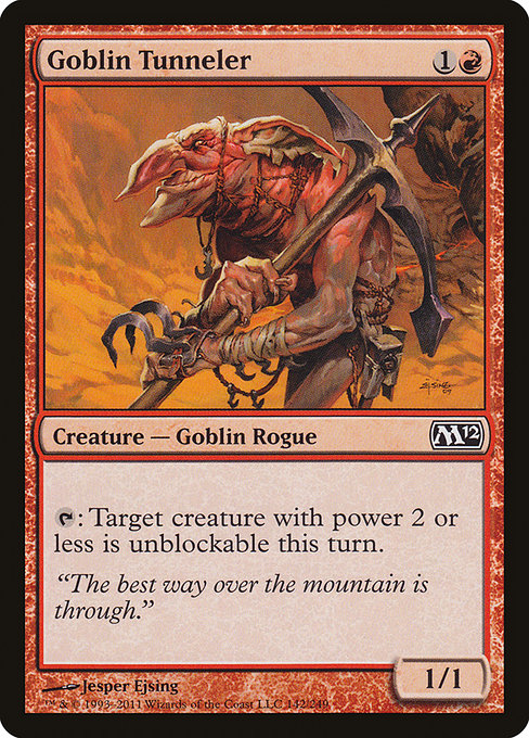 Magic the Gathering Card - Goblin Tunneler - MTG Circle