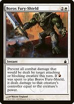 Magic the Gathering Card - Boros Fury-Shield - MTG Circle