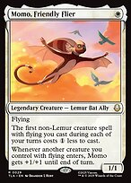 Magic the Gathering Card - Momo, Friendly Flier - MTG Circle