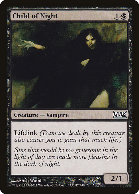Magic the Gathering Card - Child of Night - MTG Circle