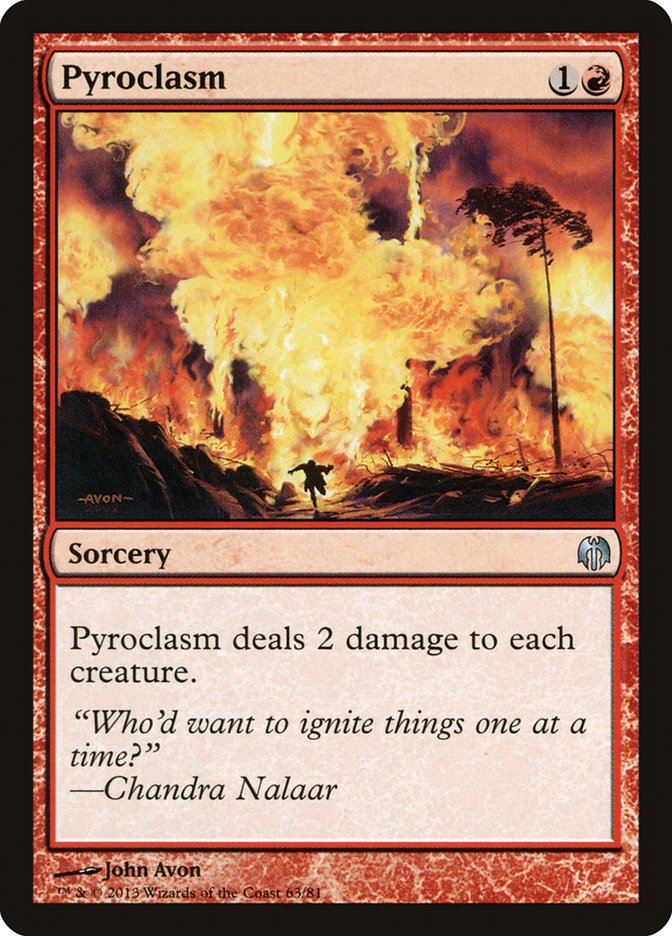 Magic the Gathering Card - Pyroclasm - MTG Circle