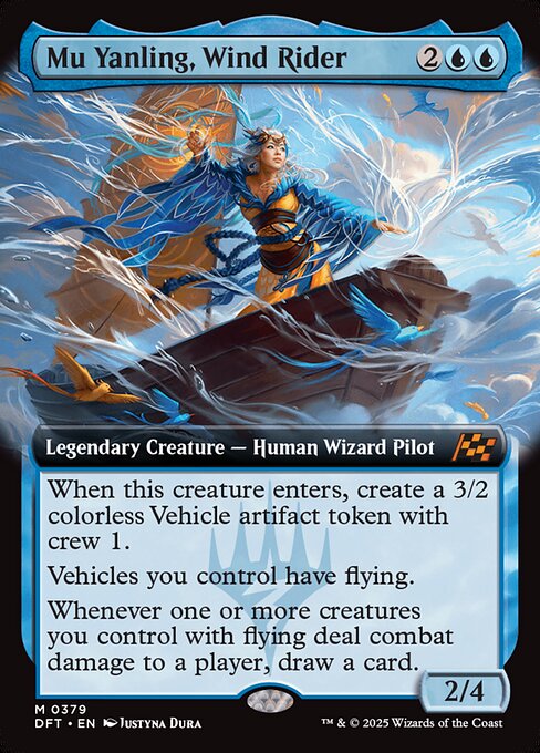 Magic the Gathering Card - Mu Yanling, Wind Rider - MTG Circle