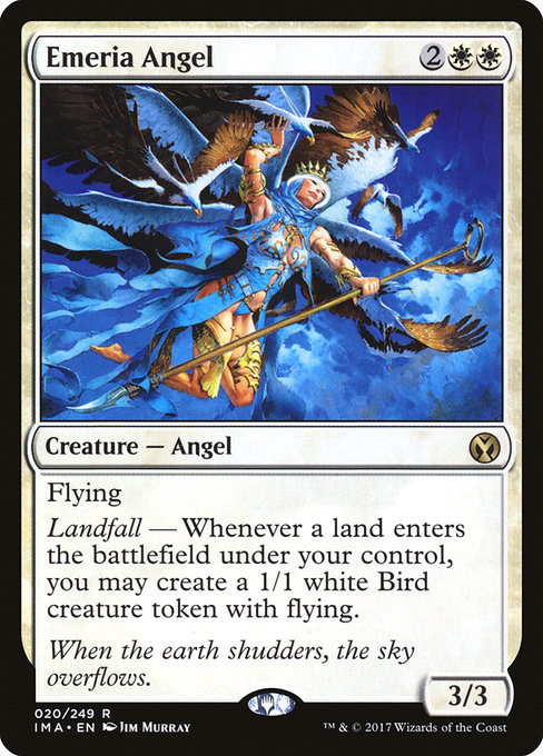 Magic the Gathering Card - Emeria Angel - MTG Circle