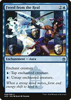 Magic the Gathering Card - Freed from the Real - MTG Circle