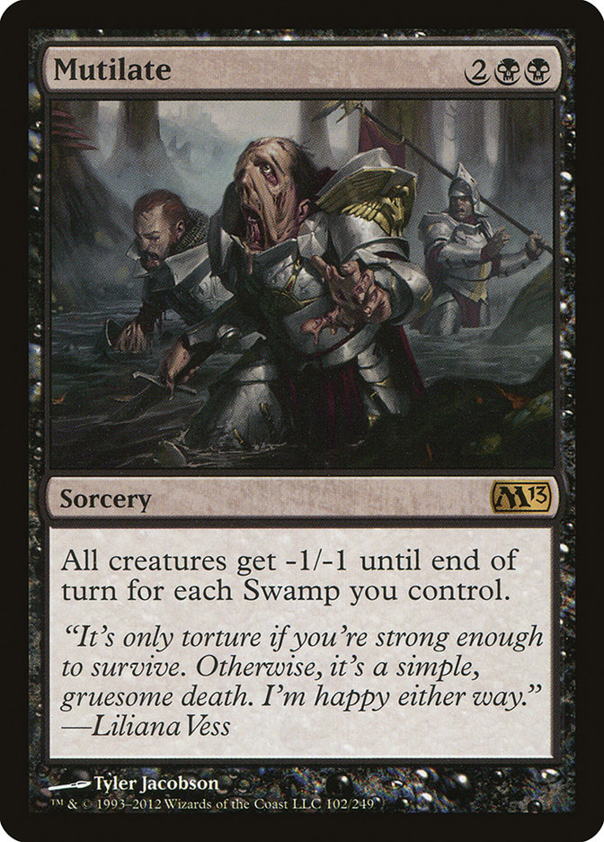 Magic the Gathering Card - Mutilate - MTG Circle