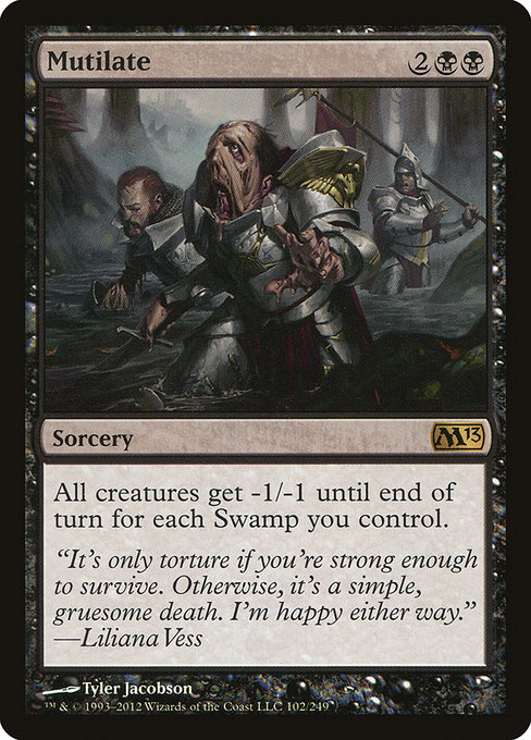 Magic the Gathering Card - Mutilate - MTG Circle