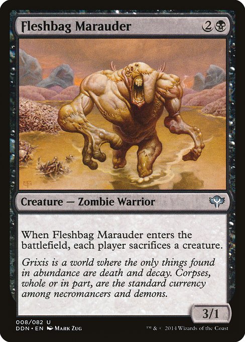 Magic the Gathering Card - Fleshbag Marauder - MTG Circle