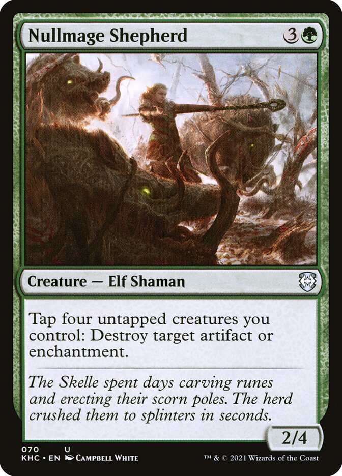 Magic the Gathering Card - Nullmage Shepherd - MTG Circle