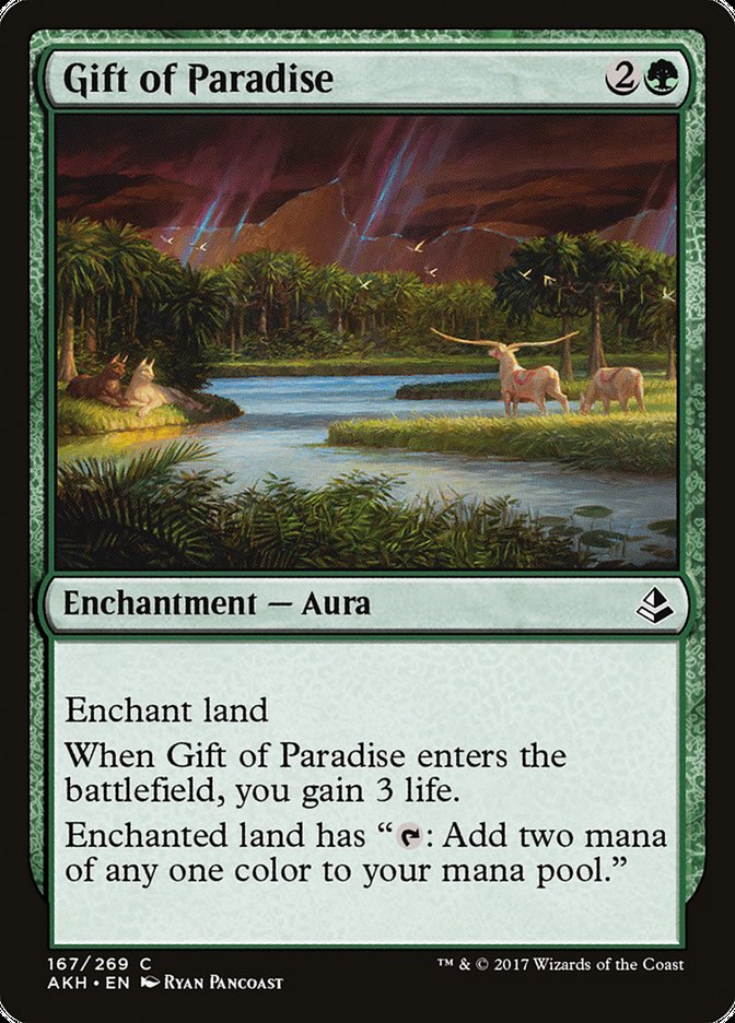 Magic the Gathering Card - Gift of Paradise - MTG Circle