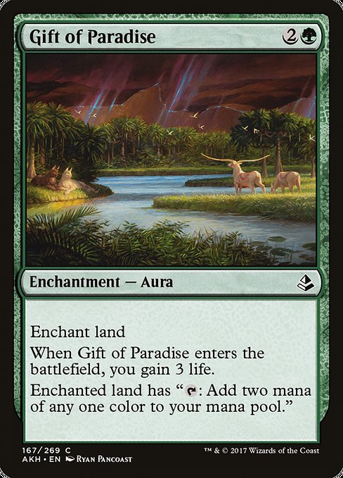 Magic the Gathering Card - Gift of Paradise - MTG Circle