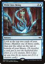 Magic the Gathering Card - Write into Being - MTG Circle