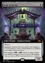 Magic the Gathering Card - Blade of the Oni - MTG Circle