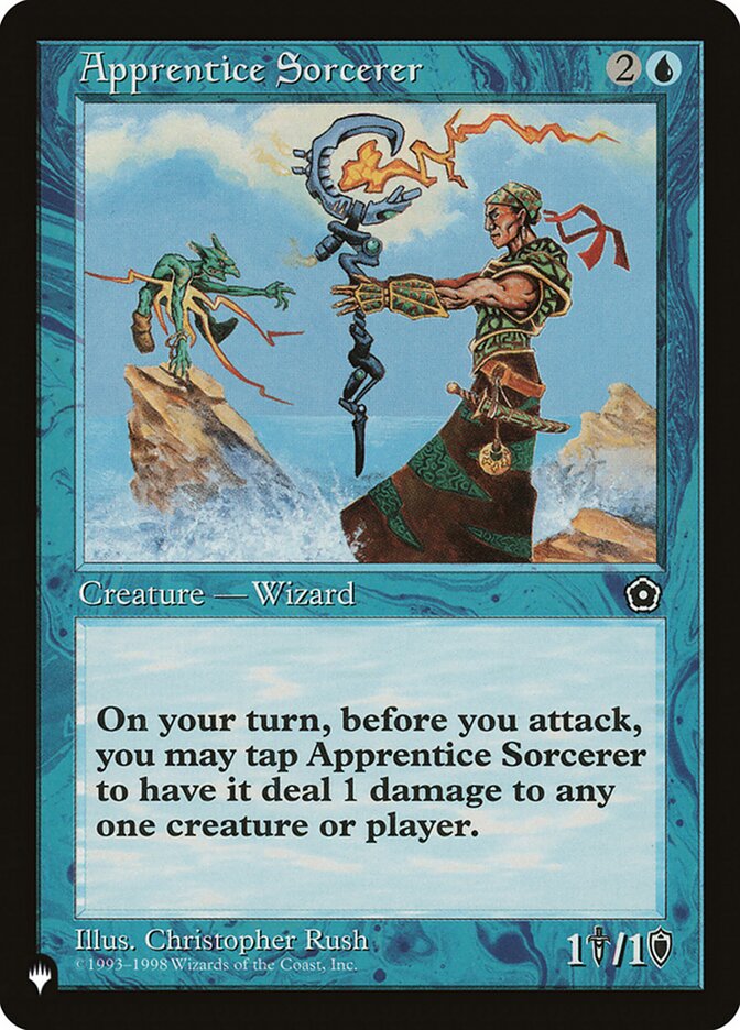 Magic the Gathering Card - Apprentice Sorcerer - MTG Circle