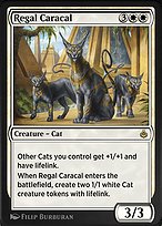 Magic the Gathering Card - Regal Caracal - MTG Circle