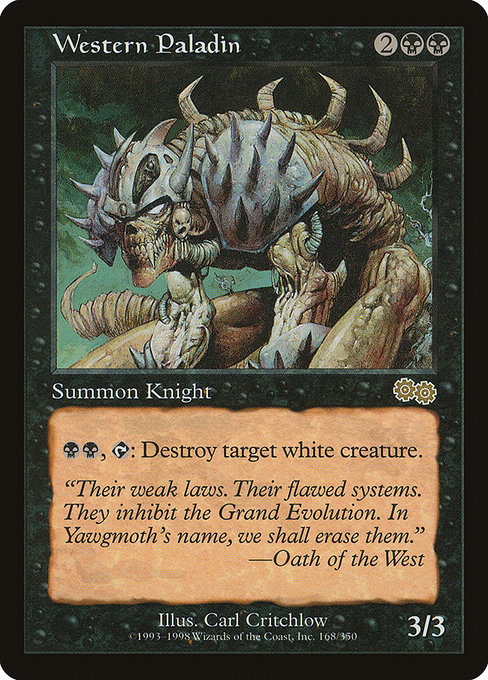 Magic the Gathering Card - Western Paladin - MTG Circle