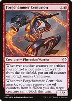 Magic the Gathering Card - Forgehammer Centurion - MTG Circle