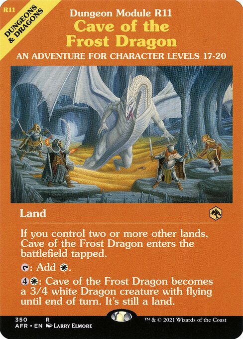 Magic the Gathering Card - Cave of the Frost Dragon - MTG Circle