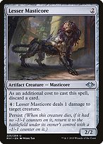 Magic the Gathering Card - Lesser Masticore - MTG Circle
