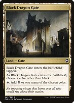 Magic the Gathering Card - Black Dragon Gate - MTG Circle