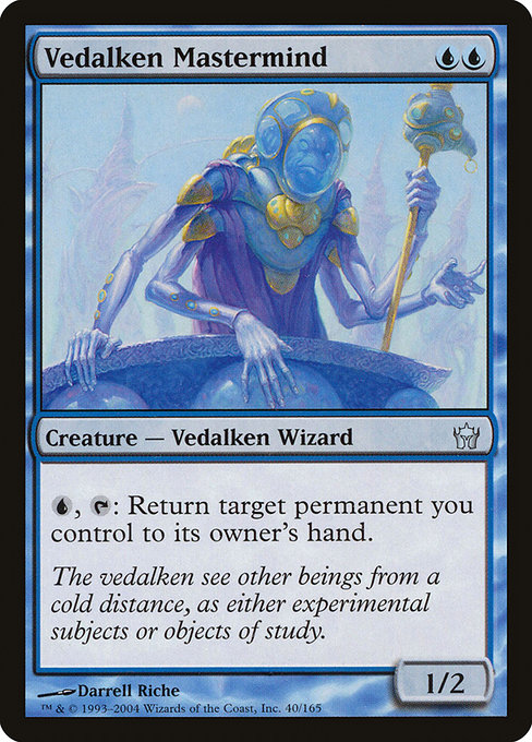 Magic the Gathering Card - Vedalken Mastermind - MTG Circle