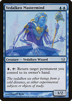 Magic the Gathering Card - Vedalken Mastermind - MTG Circle