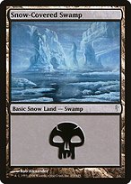 Magic the Gathering Card - Snow-Covered Swamp - MTG Circle