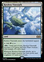 Magic the Gathering Card - Restless Vinestalk - MTG Circle