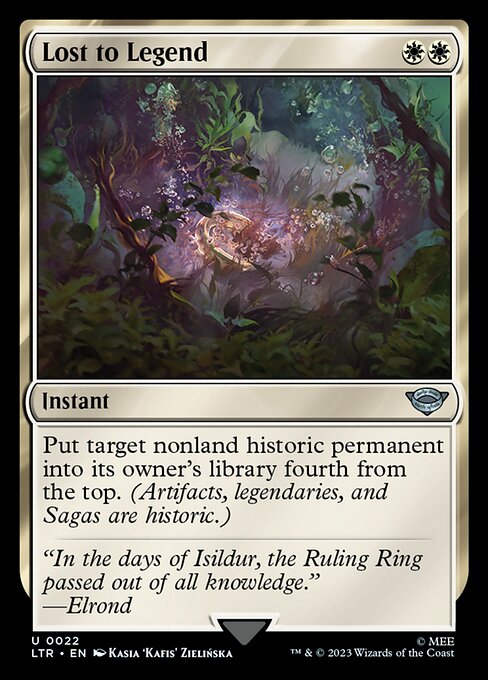 Magic the Gathering Card - Lost to Legend - MTG Circle
