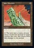 Magic the Gathering Card - Jade Monolith - MTG Circle