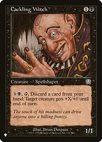 Magic the Gathering Card - Cackling Witch - MTG Circle