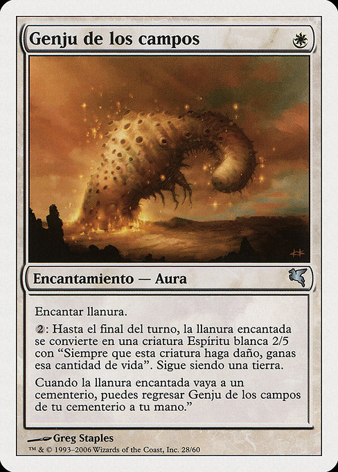 Magic the Gathering Card - Genju of the Fields - MTG Circle