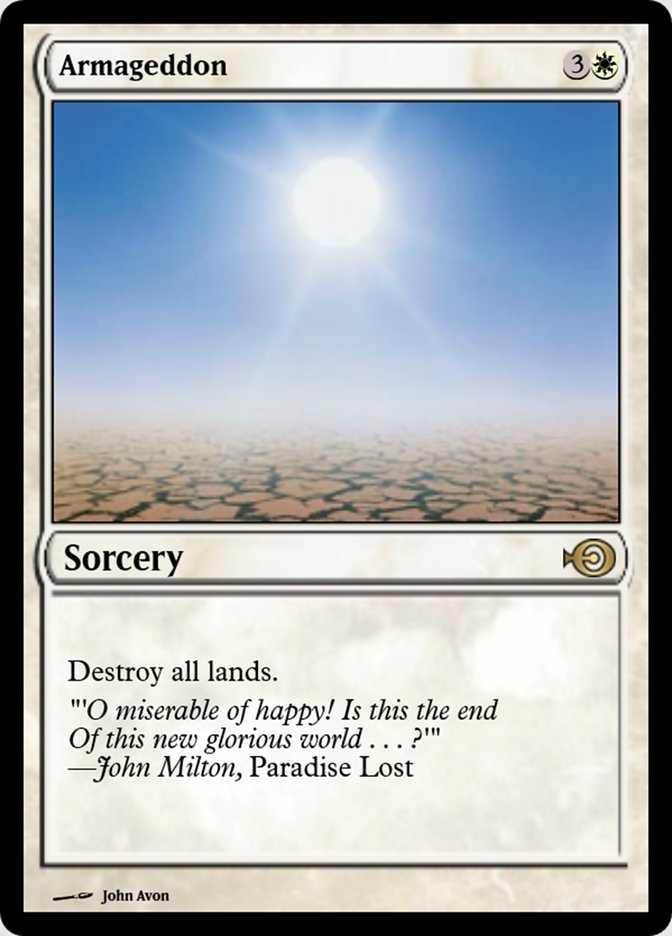 Magic the Gathering Card - Armageddon - MTG Circle