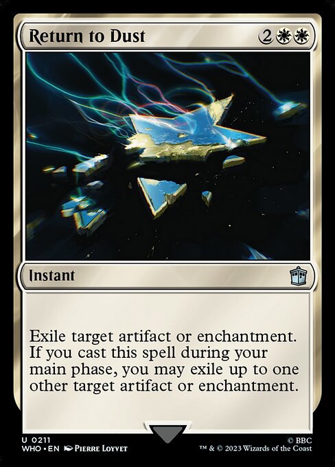 Magic the Gathering Card - Return to Dust - MTG Circle