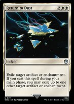 Magic the Gathering Card - Return to Dust - MTG Circle